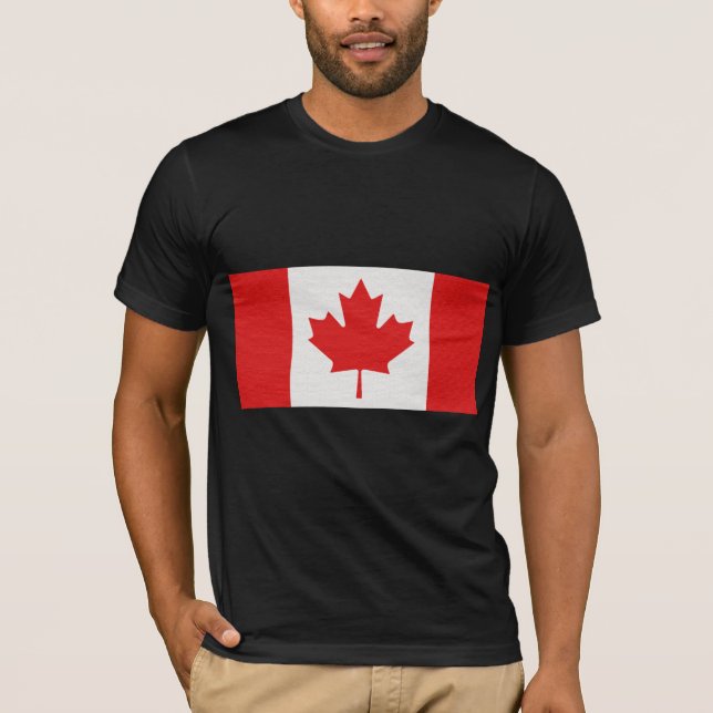 Kanada flagga t shirt (Framsida)