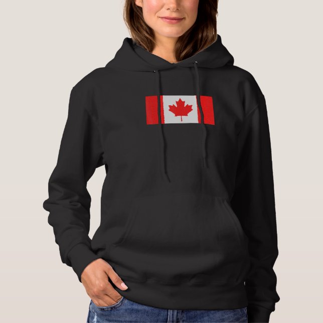 Kanada Flagga T Shirt (Framsida)