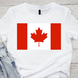 Kanada Flagga T Shirt