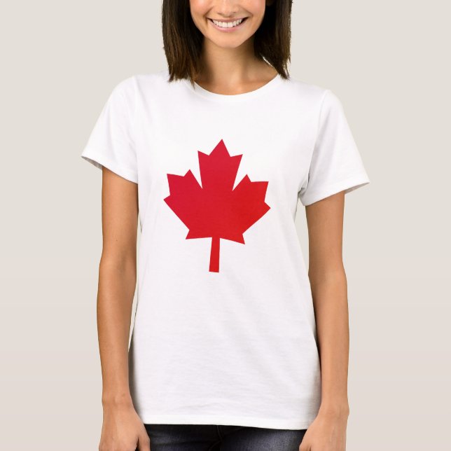 Kanada flagga tee shirt (Framsida)