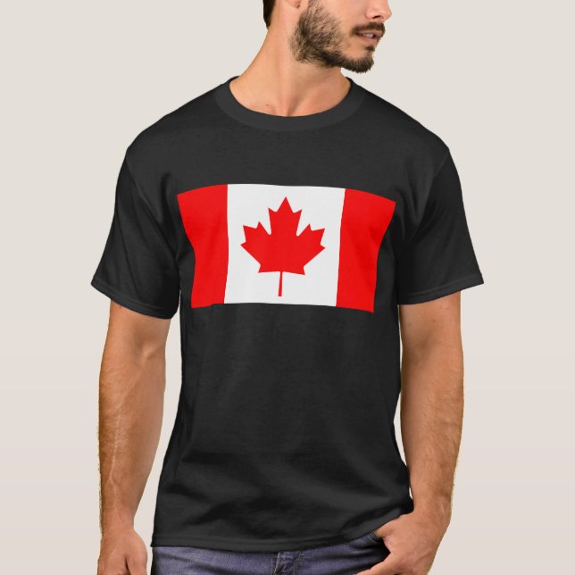 Kanada flagga tee shirt (Framsida)