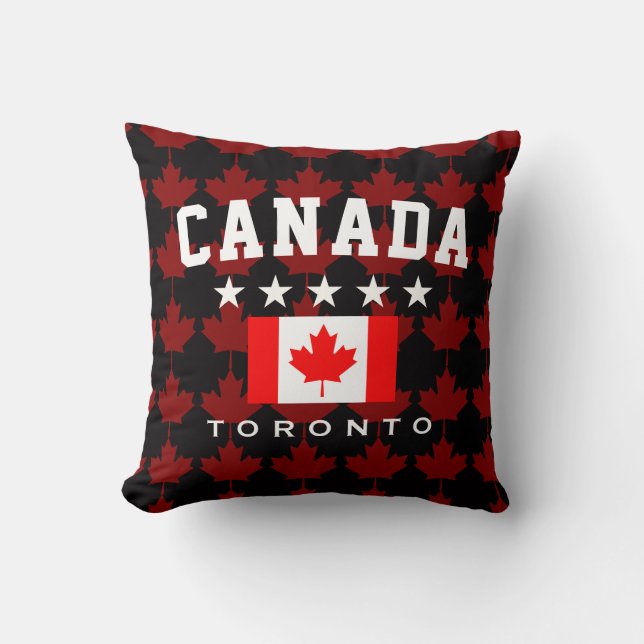 Kanada Flagga Toronto Maple Leaf Kudde (Framsida)