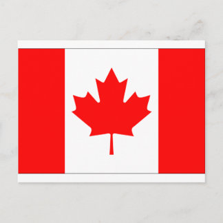 Kanada Flagga Vykort