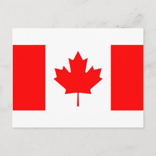 Kanada Flagga Vykort