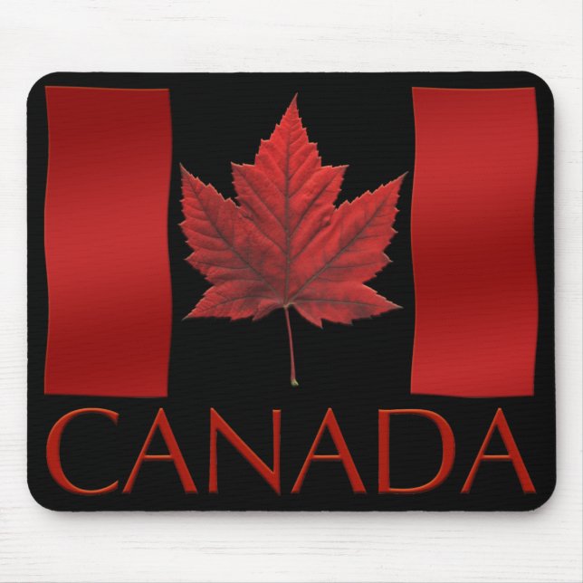 Kanada flaggaMousepad Kanada lönnlöv Mousepad Musmatta (Framsidan)