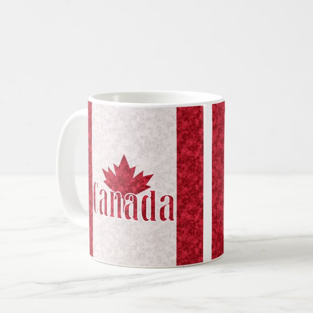 Kanada, flaggparad  kaffemugg (Framsida vänster)