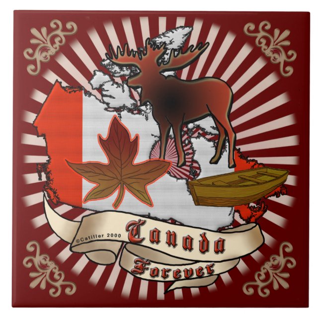 Kanada Forever Kakelplatta (Framsidan)