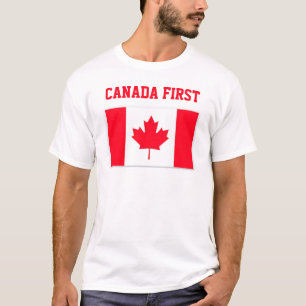 Kanada först. Konservativt Kanada. T-shirt