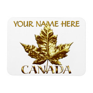 Kanada Fridge Magnet Guld Kanada Souvenir Magnet