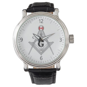 Kanada frimureri tecken armbandsur
