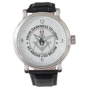Kanada frimureri tecken armbandsur