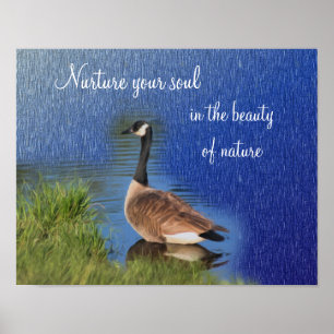 Kanada går på naturens inspirationsplan poster