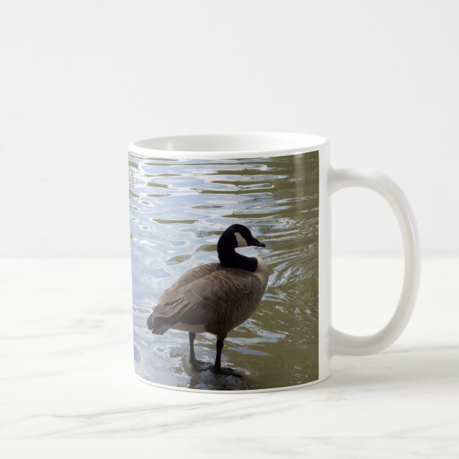Kanada gås på sten kaffemugg (Höger)