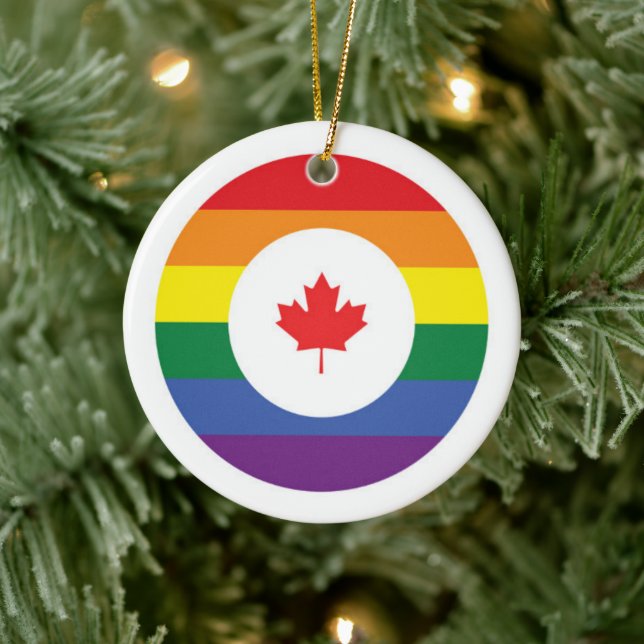 Kanada Gay pride Julgransprydnad Keramik (Träd)