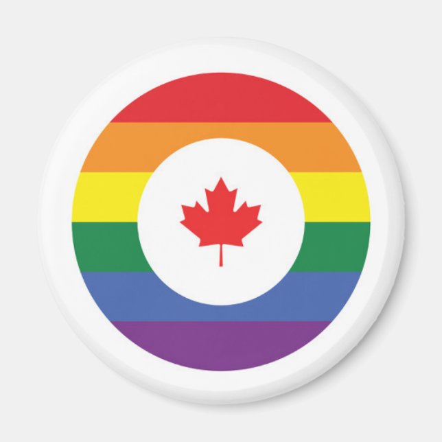 Kanada Gay pride Magnet (Framsidan)