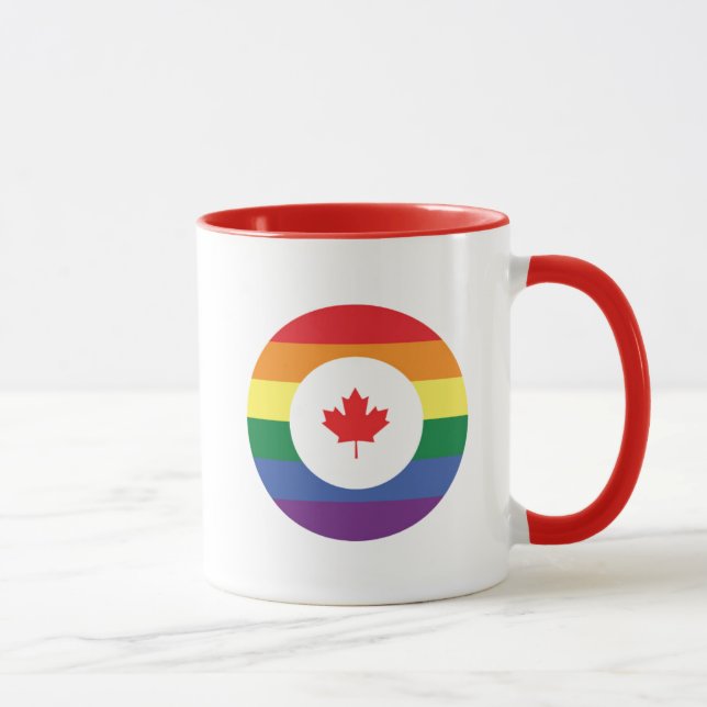 Kanada Gay pride Mugg (Höger)