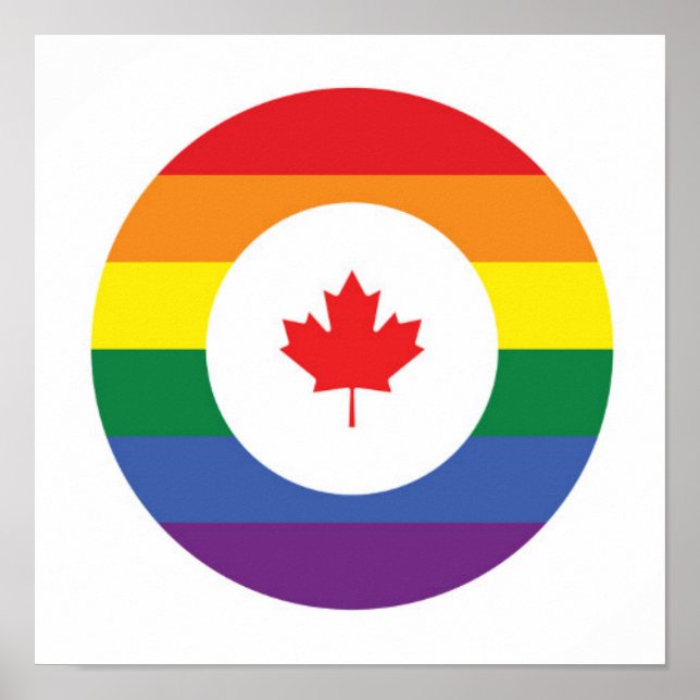 Kanada Gay pride Poster (Framsidan)