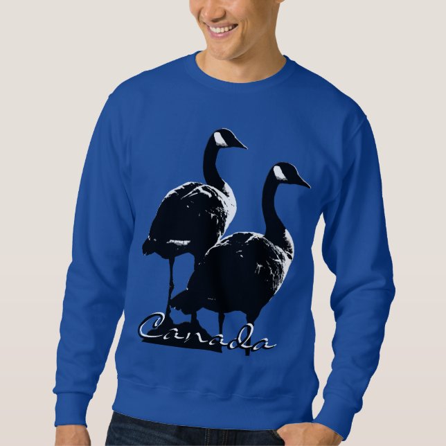 Kanada Geese Sweatshirt Canadian Sweatshirtss (Framsida)