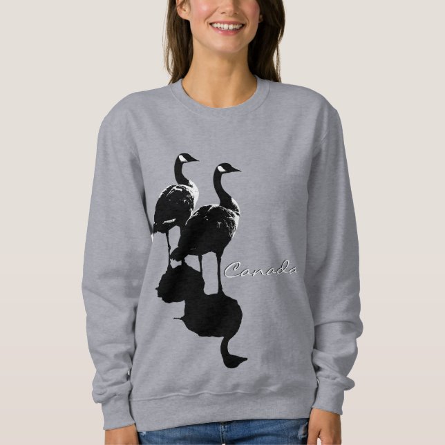 Kanada Geese Sweatshirt Canadian Sweatshirtss T Shirt (Framsida)