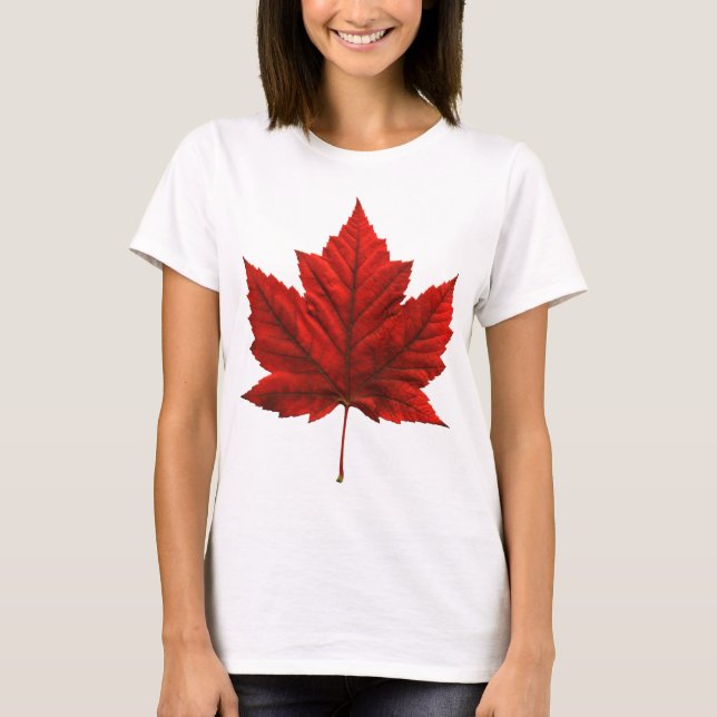 Kanada Golf Shirt Women's Canada Polo Shirt Tee Shirt (Framsida)