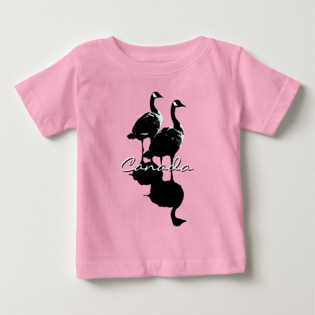 Kanada Goose Baby One-biet Canada Tootoo Anpassnin T-shirt (Framsida)