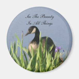 Kanada Goose Beauty Inspirational Magnet