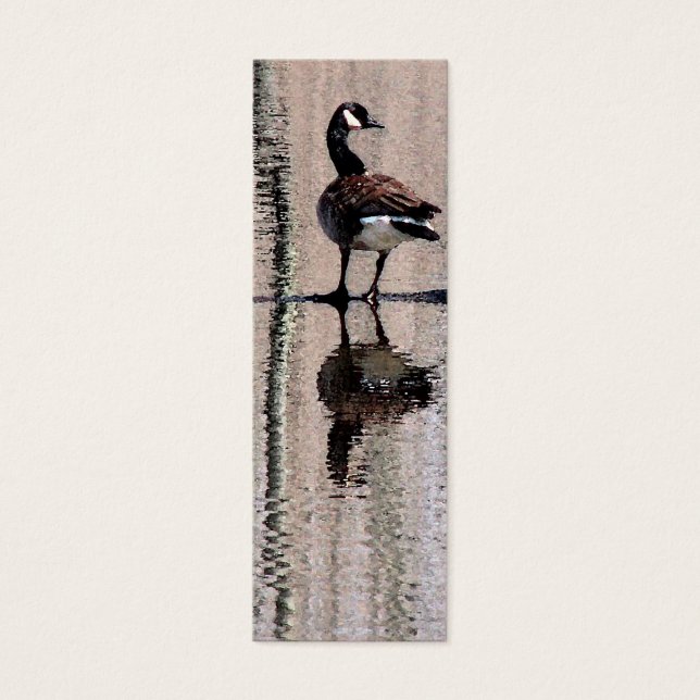Kanada Goose Bookmark Litet Visitkort (Framsidan)