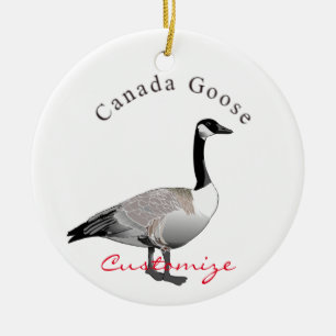 Kanada Goose Gander Thunder_Cove Julgransprydnad Keramik