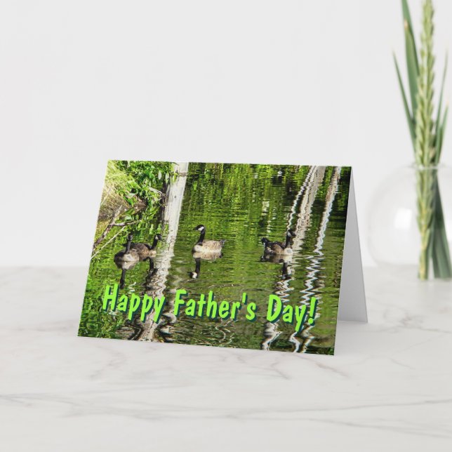 (Kanada) Goose Grönt Kort (Framsida)