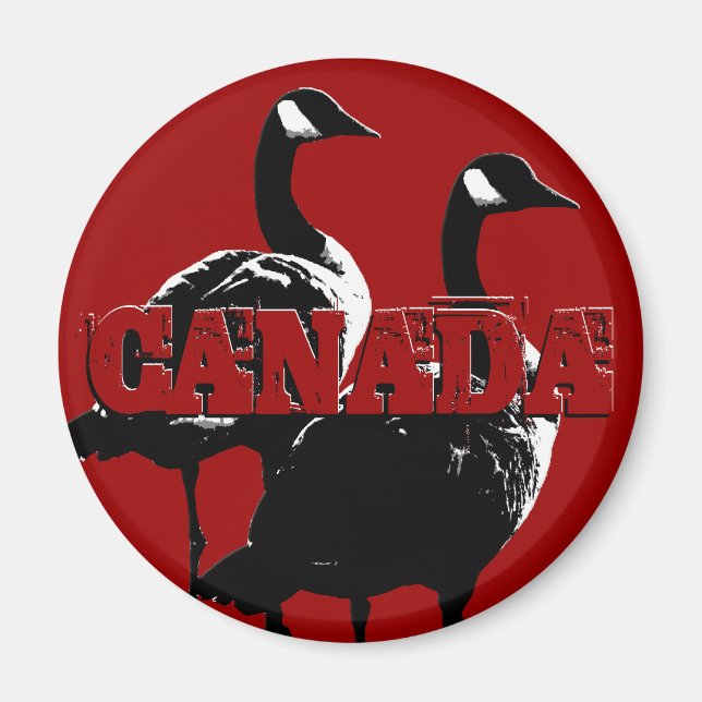 Kanada Goose Magnet Kanada Souvenir Fridge Magnets (Framsidan)
