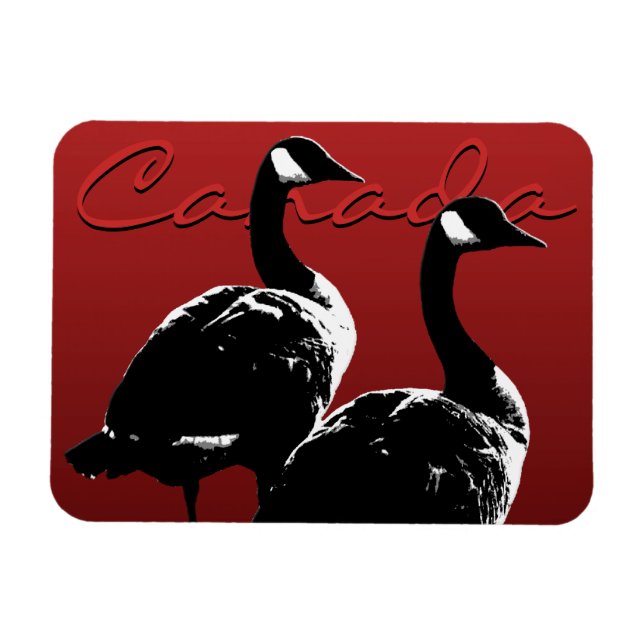 Kanada Goose Magnet Kanada Souvenir Fridge Magnets (Horisontell)