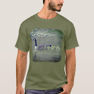 Kanada Goose Mamma och Spädbarn natur T Shirt