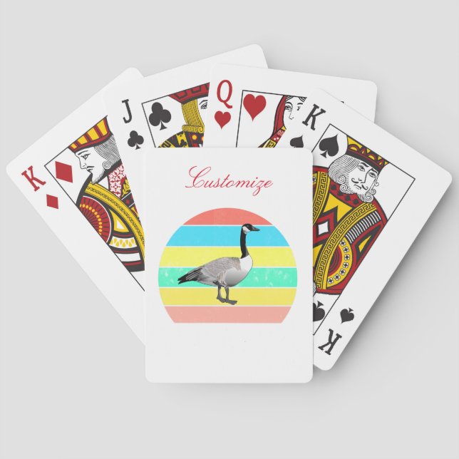 Kanada Goose Multi-färg Sol Thunder_Cove Casinokort (Baksidan)