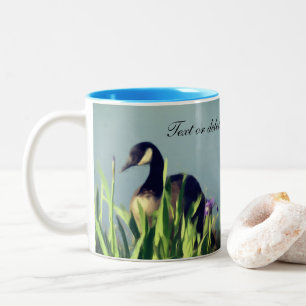 Kanada Goose Nature Art Personlig Två-Tonad Mugg