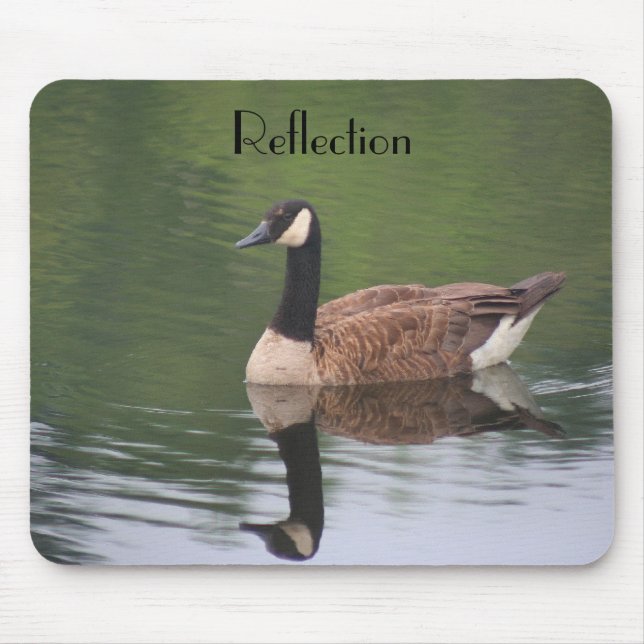 Kanada Goose Reflection Inspirational Mousepad Musmatta (Framsidan)
