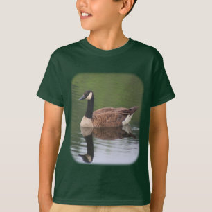 Kanada Goose Reflection Nature Kids T-Shirt