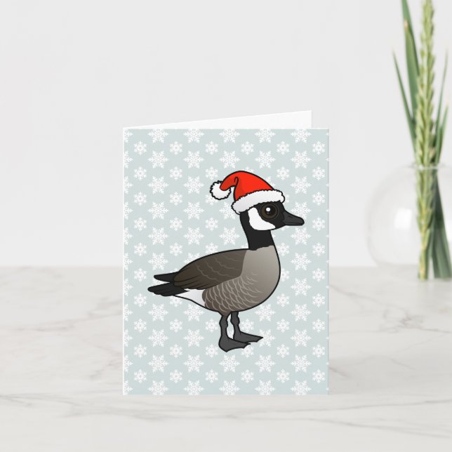 Kanada Goose Santa Helgkort (Framsida)