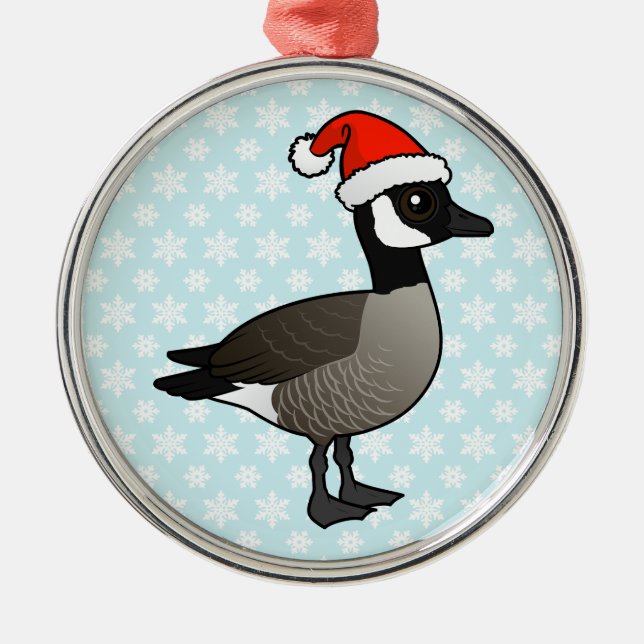 Kanada Goose Santa Julgransprydnad Metall (Framsidan)