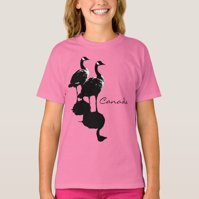 Kanada Goose Souvenir Kids' T-shirts & Gifts (Framsida)