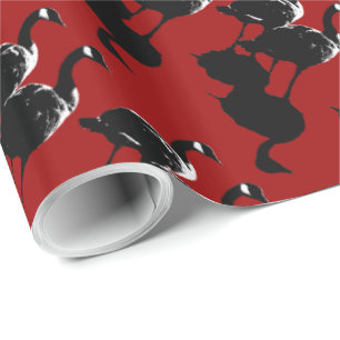 Kanada Goose Wrapping Canadian Goose Gift Papper Presentpapper