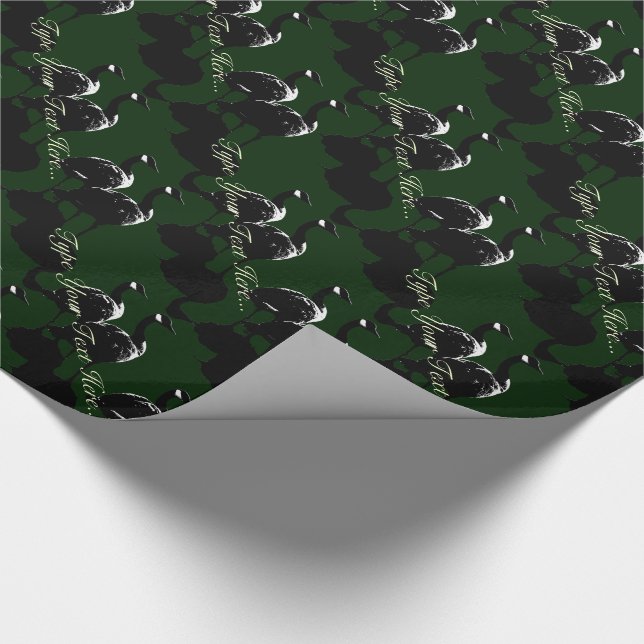 Kanada Goose Wrapping Personlig Goose Papper Presentpapper (Hörn)