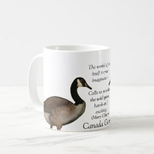Kanada GooseMary Oliver White Coffee Mugg