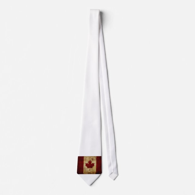 Kanada / grungad flagga slips (Framsida)