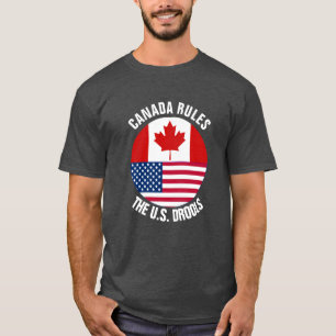 Kanada härskar U.S.et dreglar T-shirt