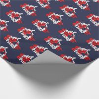 Kanada Hem Hockey Karta Gift Wrap