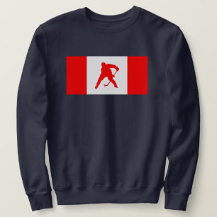 Kanada Hockey Lång Ärmad Tröja