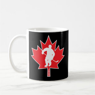 Kanada Hockey Maple Löv Canadian Player Coffee Mu Kaffemugg