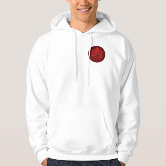 Kanada Hoodie Canada Maple Löv Shirt Hoodies (Framsida)