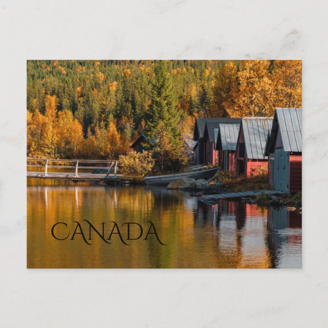 Kanada. Höst.  Vykort (Framsida)