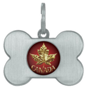 Kanada Hundbrickors Personlig Canada Pet Souvenirs ID-bricka Husdjur
